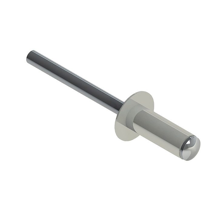 Заклёпка вытяжная Daxmer 4,0х12 RAL 9002 (500шт) сталь/сталь